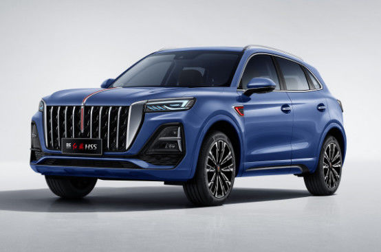 Mavi Hongqi Spor Aracı 185kw 5 kişilik Benzin Hongqi Suv