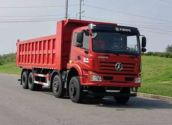22 Metrekare 10 Metrekare Dump Truck Dizel 3 Koltuklu Arka Sürüş 8×4 El Değiştirme