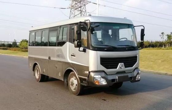 Dongfeng Dört Tekerlekli Sürüş Off Road Minibüs Otoyol Otobüsü 10-17 Koltuk 4×4 Dizel El Değiştirme