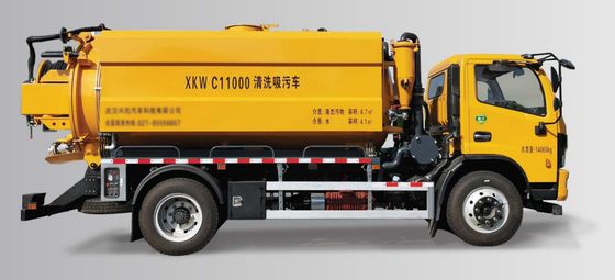 Ticari Temizlik İhtiyaçları için Profesyonel C11000 Kanalizasyon Vakum Pompalı Kamyon