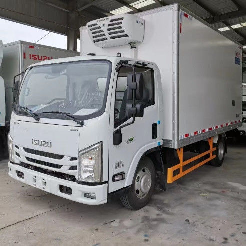 93KW 125HP Isuzu Soğutucu Van Dizel 4×2 Isuzu Dondurucu Kamyonet 0