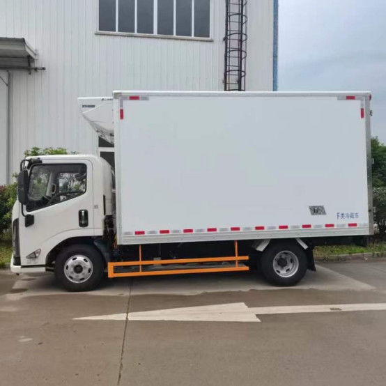 167hp 227hp Jiangling Soğutucu Kamyon Dizel Arka Sürüş 4x2 3