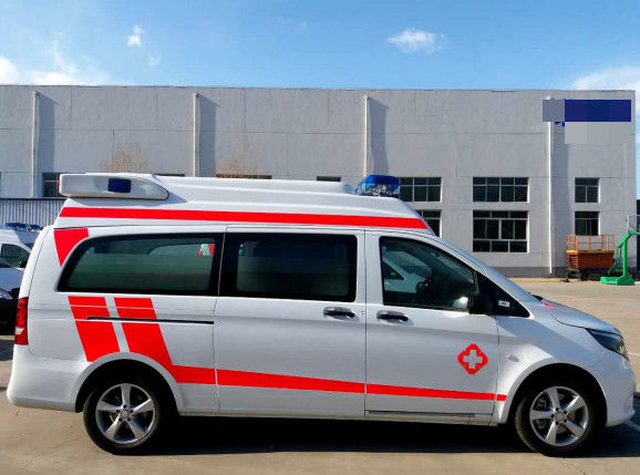 Tıbbi Mercedes Benz Ambulans Benzin 7 Koltuk 4×2 Beyaz 2