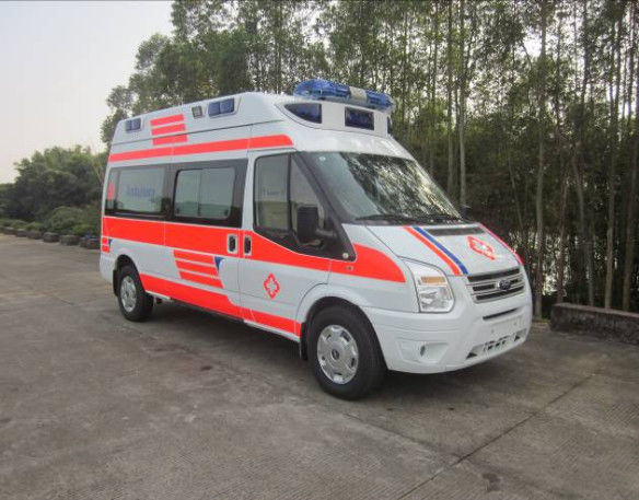 9 koltuklu Ford Transit Ambulans 6 koltuklu Medi Cal Ambulans Ön Arka Sürüş 4×2 4