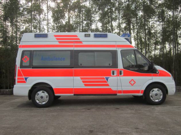 9 koltuklu Ford Transit Ambulans 6 koltuklu Medi Cal Ambulans Ön Arka Sürüş 4×2 2