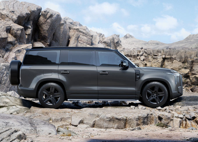 Plug In Extended Range Hibrit Araç Otomobil Büyük SUV Dört Tekerlekli Sürüş 2
