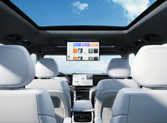 Plug In Extended Range Hibrit Araç Otomobil Büyük SUV Dört Tekerlekli Sürüş 8