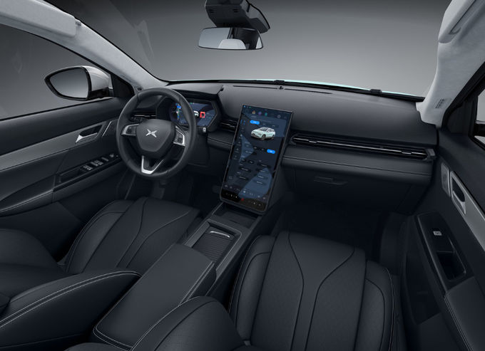Xpeng G3 Suv Elektrikli EV Araç 5 Koltuklu İki Tekerlekli Sürüş 4×2 Beyaz Turuncu 5