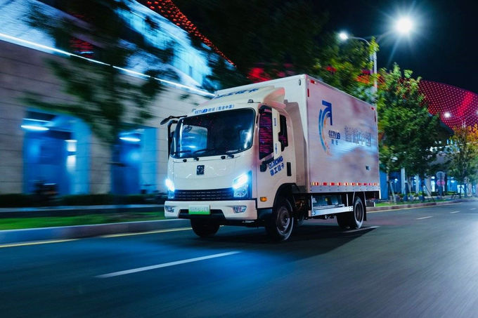 XCMG Hanchi Elektrikli Kamyon 4x2 Junengxing Otomatik Şanzıman 1