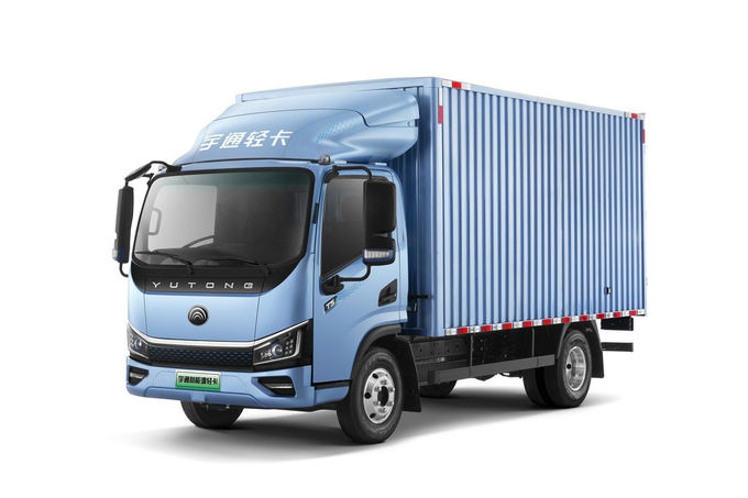4.5t 4.2m Elektrikli Kamyonet 4x2 Otomatik Tamamen Elektrikli Kargo Kamyoneti 0