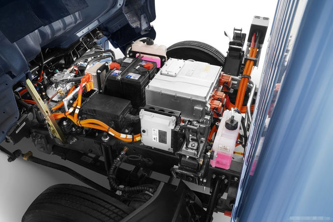 4.5t 4.2m Elektrikli Kamyonet 4x2 Otomatik Tamamen Elektrikli Kargo Kamyoneti 8