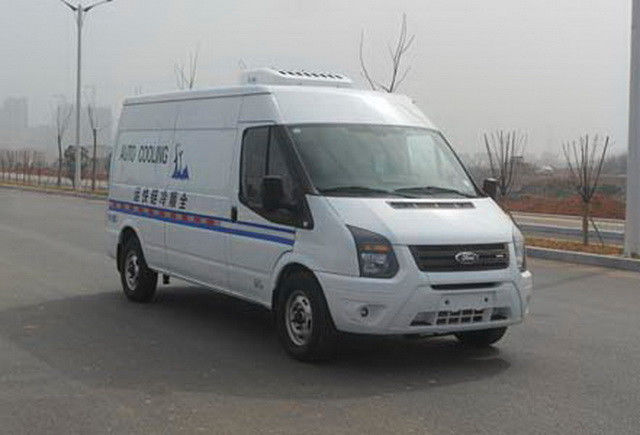 100Kw soğutmalı kamyon MT82 Ford Transit Reefer Van White 1