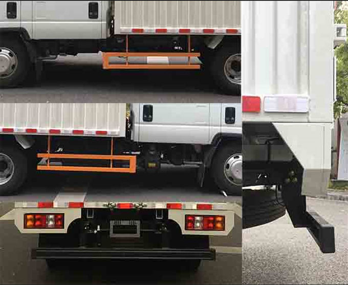 5 kişilik yalıtımlı kamyon 126hp Isuzu Teslim Kamyonet El şanzımanı Yüksek kabin 2