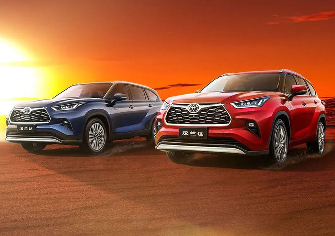 Toyota Highlander SUV 7 kişilik benzinli arabalar Highlander SUV 0