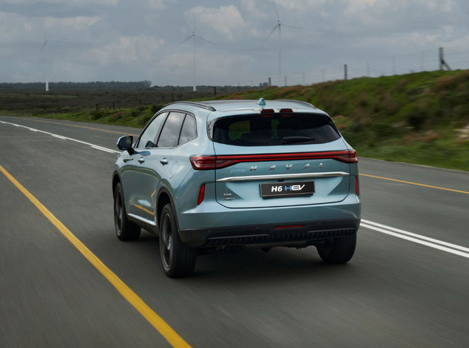 Büyük Duvar Haval H6 Benzinli Arabalar Ön Tekerlek Sürüş Gümüş 5