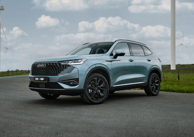 Büyük Duvar Haval H6 Benzinli Arabalar Ön Tekerlek Sürüş Gümüş 4