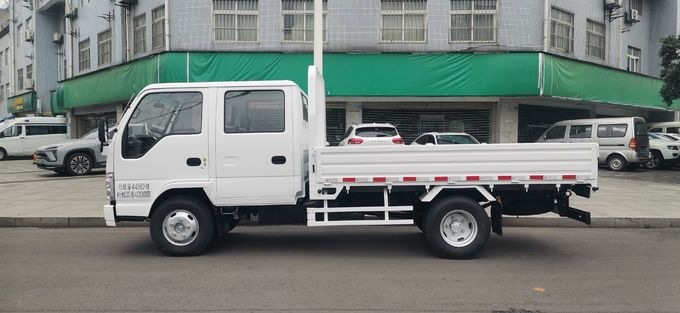 Isuzu çift sıra 5 kişilik kargo kamyonu 2WD arka tahrik 4×2 dizel manuel şanzıman 4