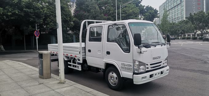 Isuzu çift sıra 5 kişilik kargo kamyonu 2WD arka tahrik 4×2 dizel manuel şanzıman 1