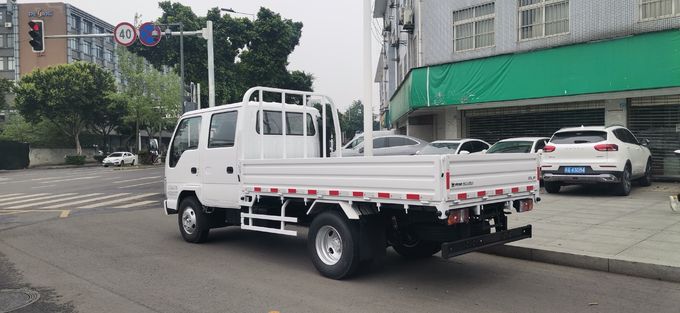 Isuzu çift sıra 5 kişilik kargo kamyonu 2WD arka tahrik 4×2 dizel manuel şanzıman 3