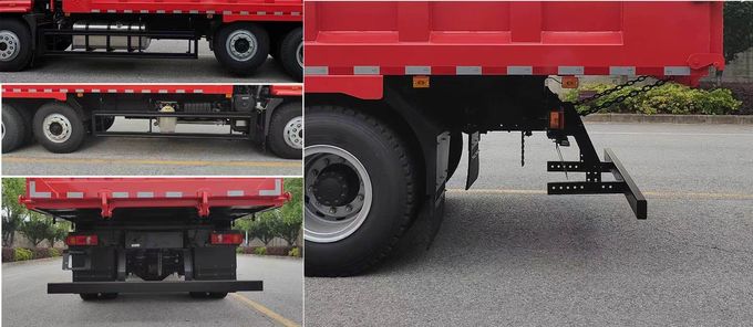 20 metreküp 3 eksenli atık kamyon 3 koltuklu dizel 6x4 el şanzımanı 3