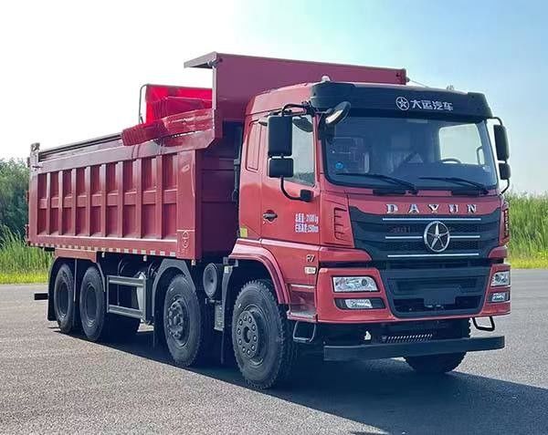 Dört Akslı Dizel 3 Koltuklu Kargo Çöp Kamyonu 20M2 8.9 Metre Arka Sürüş El Değiştirme 8×4 0