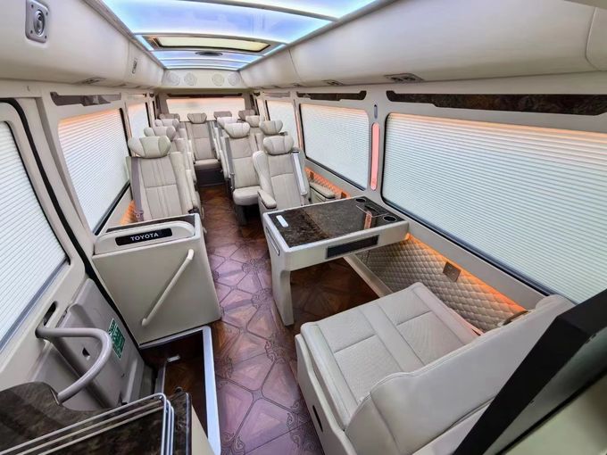 Toyota Coaster 16 kişilik Turist Otobüsü İş Otobüsü Recepsiyon Otobüsü Benzin 4×2 El Değiştirme 8